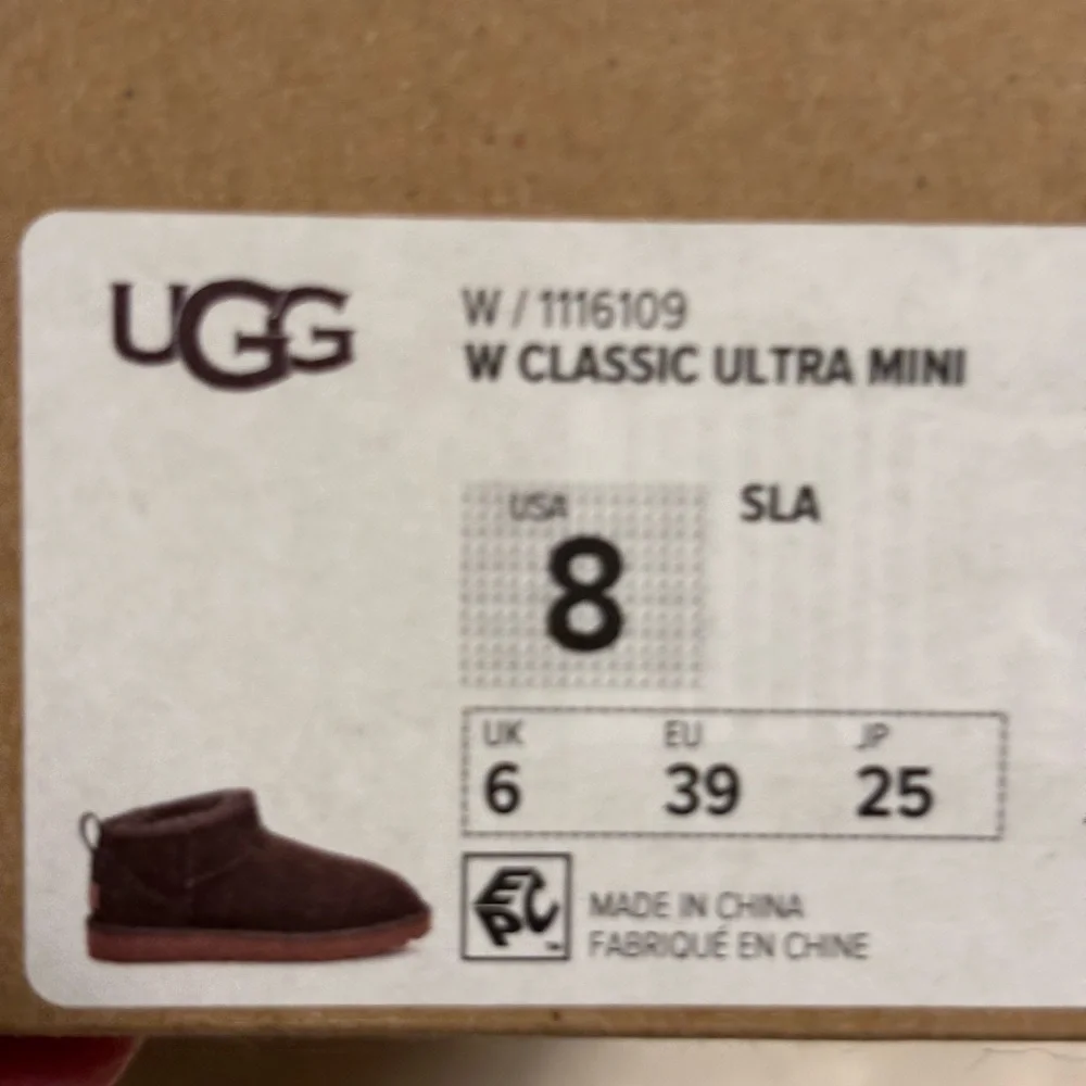 Like New!! UGG Dark Gray Classc Ultra Mini - Picture 6 of 6
